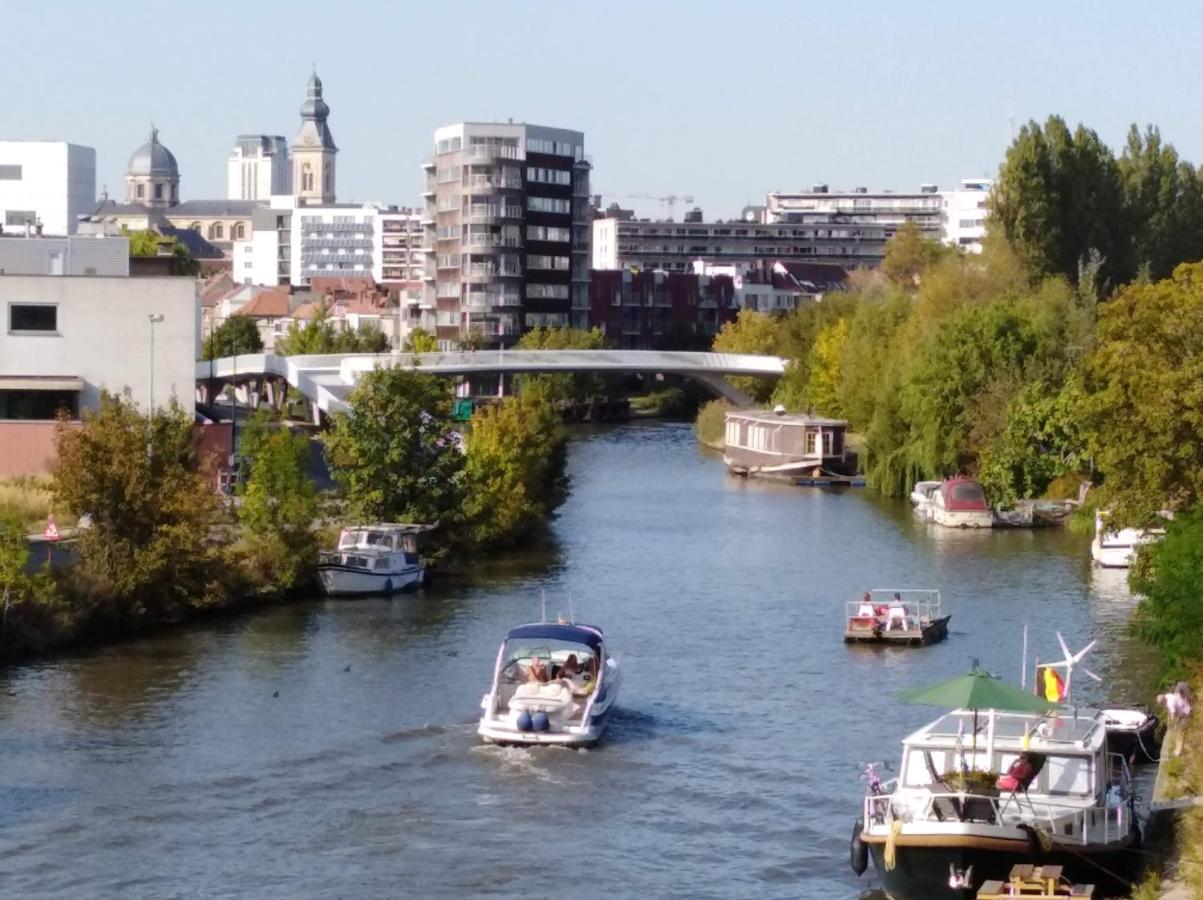Scheldepunt Daire Gent Dış mekan fotoğraf